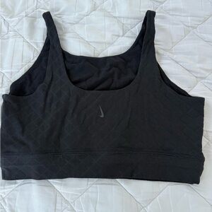 Nike Women's Quilted Black Sports Bra